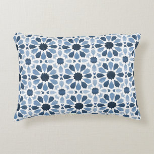 Andalusische echo's: Boho Marokkaanse geometrie Accent Kussen