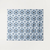 Andalusische echo's: Boho Marokkaanse geometrie Wandkleed (Voorkant (horizontaal))