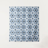 Andalusische echo's: Boho Marokkaanse geometrie Wandkleed (Voorkant)