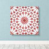 Andalusische mozaïek ALHAMBRA Canvas Afdruk (Insitu (Houten vloer))