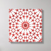 Andalusische mozaïek ALHAMBRA Canvas Afdruk (Voorkant)
