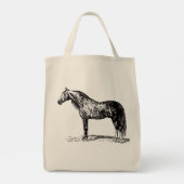 Andalusische Paard Canvas tas (Achterkant)
