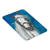 Andalusische Paard Premium Flexi Magnet Magneet (Rechterzijde)