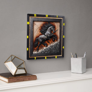 Andalusische sprong: kunst, tijd, stijl, gratie vierkante klok