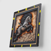 Andalusische sprong: kunst, tijd, stijl, majesteit vierkante klok (Hoek)