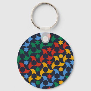 Andalusische Tegels 12 (Alhambrapaleis, Granada) Sleutelhanger