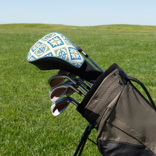 Andalusische Tegels 13 Golfheadcover (Insitu)