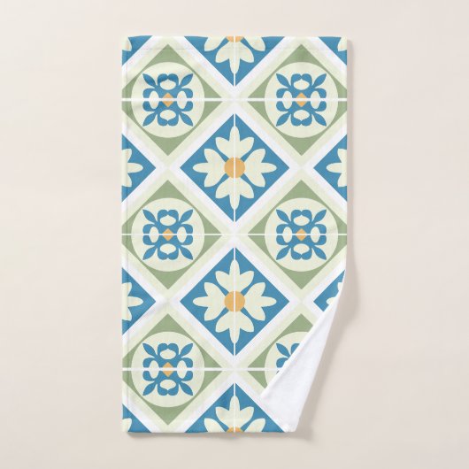 Andalusische Tegels 13 Handdoek (Handdoek)
