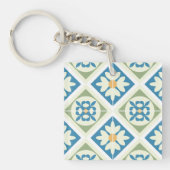 Andalusische Tegels 13 Sleutelhanger (Voorkant)