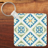 Andalusische Tegels 13 Sleutelhanger (Voorkant)