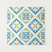 Andalusische Tegels 13 Wandkleed (Voorkant (horizontaal))