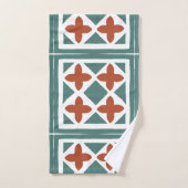 Andalusische Tegels 15 Bad Handdoek (Handdoek)