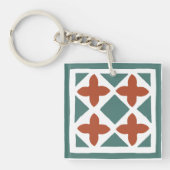 Andalusische Tegels 15 Sleutelhanger (Voorkant)