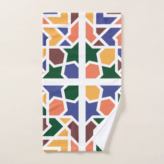 Andalusische Tegels 1 Bad Handdoek (Handdoek)