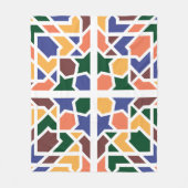 Andalusische Tegels 1 Fleece Deken (Voorkant)