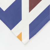 Andalusische Tegels 1 Fleece Deken (Hoek)