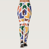 Andalusische Tegels 1 Leggings (Achterkant)