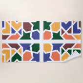 Andalusische Tegels 1 Strandlaken (Voorkant)