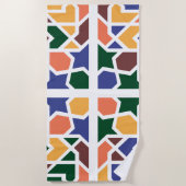 Andalusische Tegels 1 Strandlaken (Voorkant)