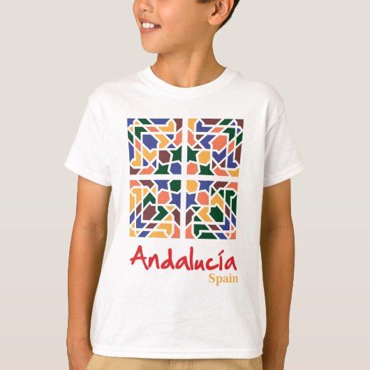 Andalusische Tegels 1 T-shirt (Voorkant)
