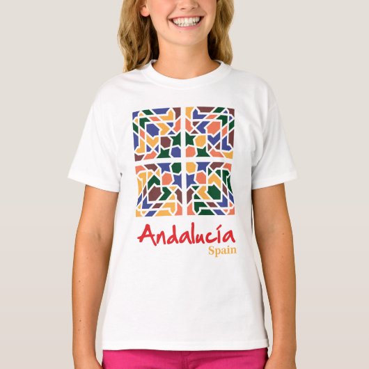 Andalusische Tegels 1 T-shirt (Voorkant)