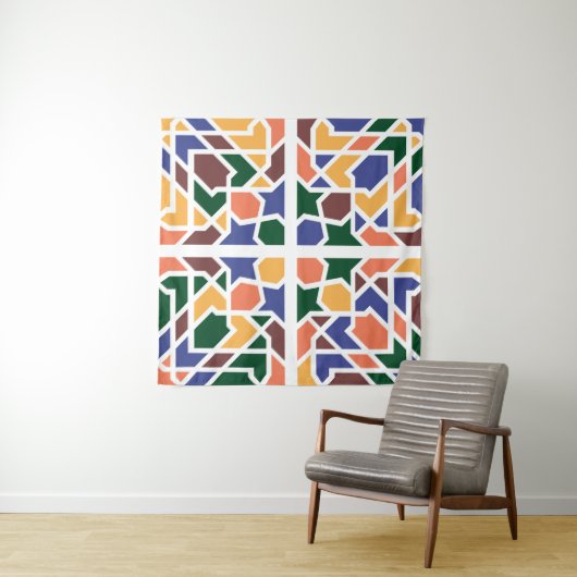 Andalusische Tegels 1 Wandkleed (In Situ (horizontaal))