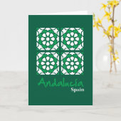 Andalusische Tegels 2 Kaart (Gele Bloem)