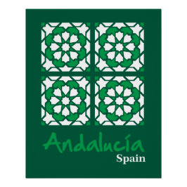 Andalusische Tegels 2 Perfect Poster