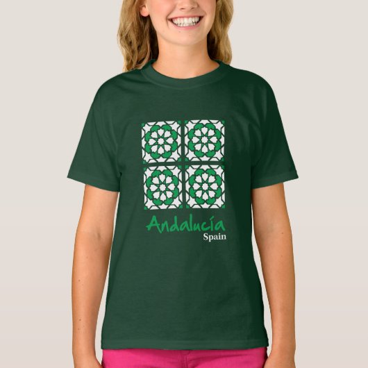 Andalusische Tegels 2 T-shirt (Voorkant)