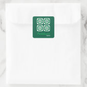 Andalusische Tegels 2 Vierkante Sticker (Tas)