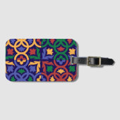 Andalusische Tegels 3 Bagagelabel (Voorkant (horizontaal))