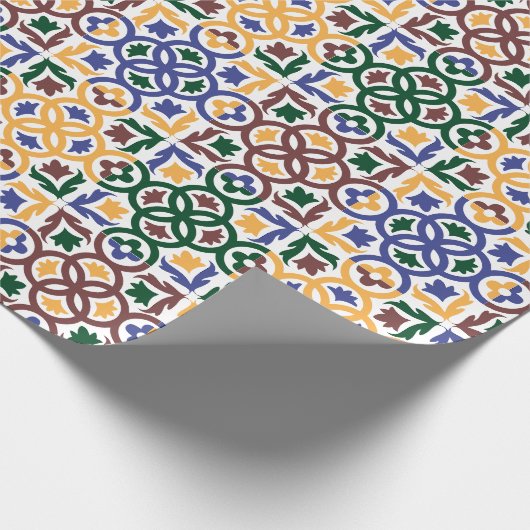 Andalusische Tegels 3 Cadeaupapier (Hoek)