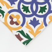 Andalusische Tegels 3 Fleece Deken (Hoek)