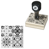 Andalusische Tegels 3 Rubberstempel (Gestempeld)