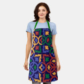 Andalusische Tegels 3 Schort (Gedragen)