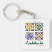 Andalusische Tegels 3 Sleutelhanger (Voorkant)