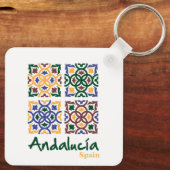 Andalusische Tegels 3 Sleutelhanger (Achterkant)