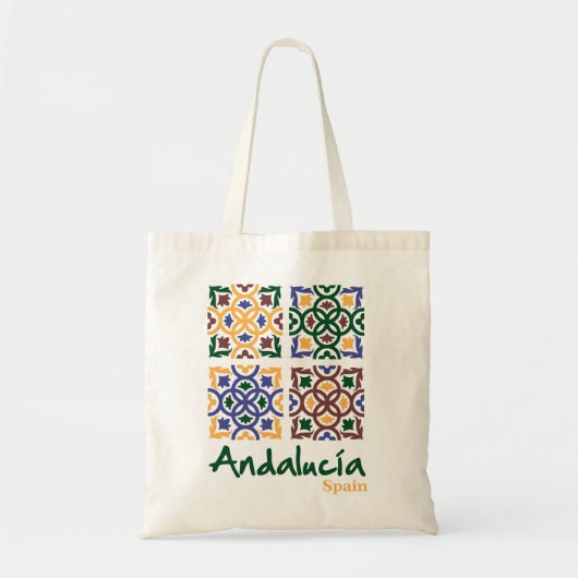 Andalusische Tegels 3 Tote Bag (Voorkant)