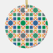 Andalusische Tegels 4 Keramisch Ornament (Voorkant)