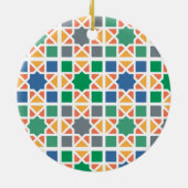 Andalusische Tegels 4 Keramisch Ornament (Achterkant)
