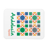 Andalusische Tegels 4 Magneet (Horizontaal)