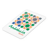 Andalusische Tegels 4 Magneet (Linkerzijde)