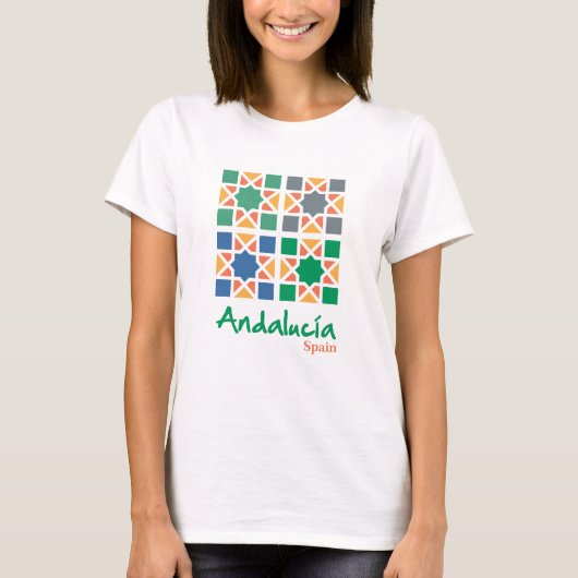 Andalusische Tegels 4 T-shirt (Voorkant)