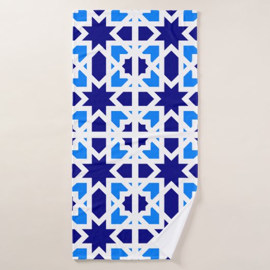 Andalusische Tegels 6 Badhanddoek (Badhanddoek)