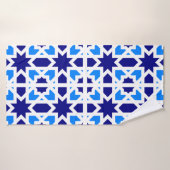 Andalusische Tegels 6 Badhanddoek (Badhanddoek)