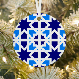 Andalusische Tegels 6 Metalen Ornament