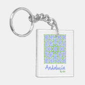 Andalusische Tegels 7 Sleutelhanger (Voorkant Links)
