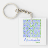 Andalusische Tegels 7 Sleutelhanger (Voorkant)