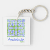 Andalusische Tegels 7 Sleutelhanger (Achterkant)