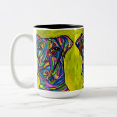 Andalusische Terriër houdt van Mok (Links)